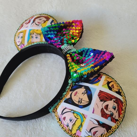 Minnie Mouse Ears and matching mask - Picture 3 of 4